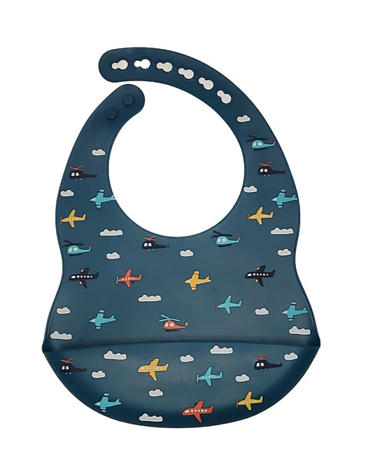 Airplane Silicone Bib